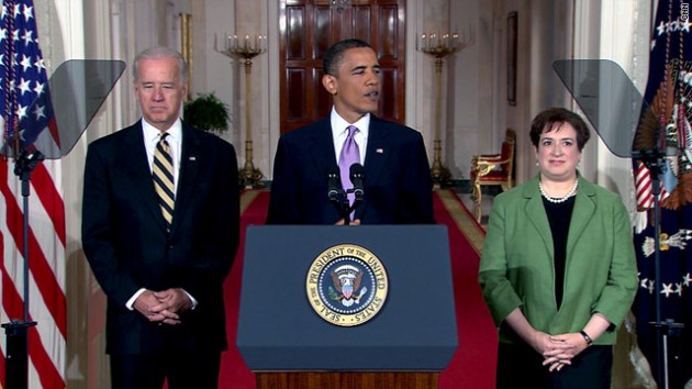 Obama names Kagan as Supreme Court nominee