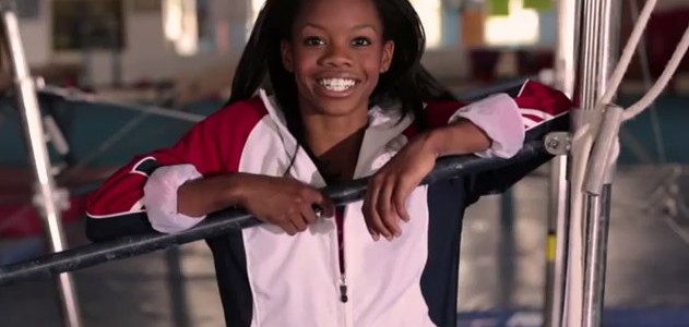 Gabby Douglas has returned back to the gym