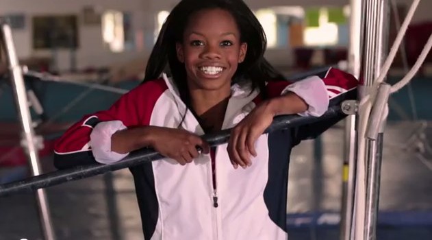 Gabby Douglas has returned back to the gym