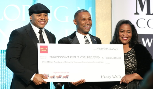 Wells Fargo Presents $3.3 Million Donation To The Thurgood Marshall College Fund At Its Awards Gala