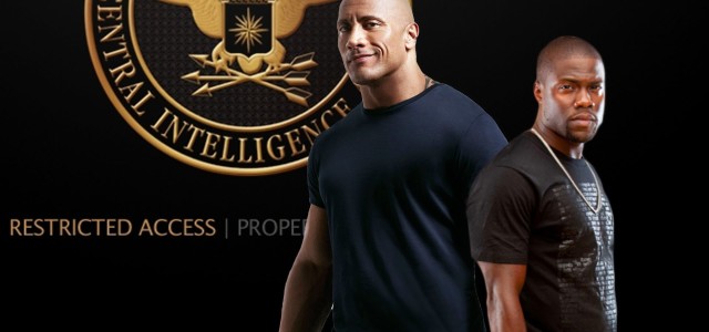 Kevin Hart and Dwayne “The Rock” Johnson on the set of their new movie