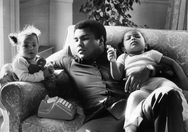 Muhammad Ali with Family